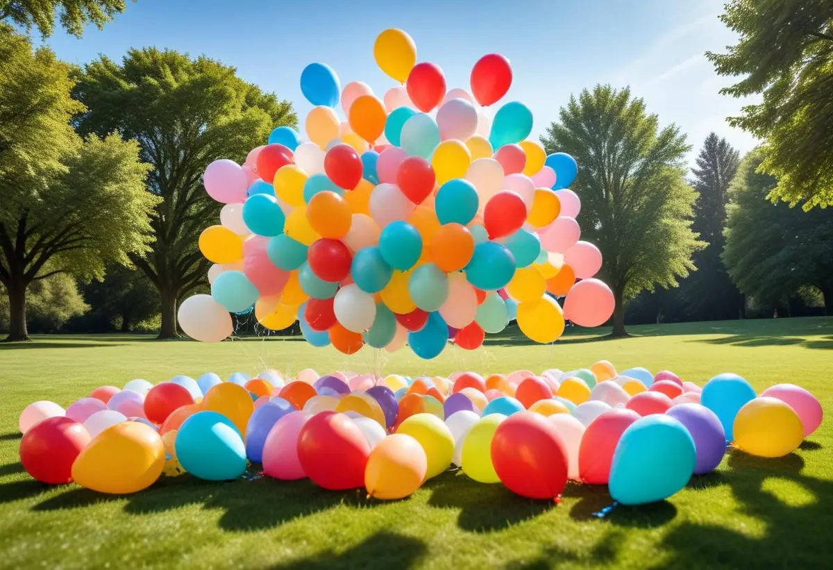 Lek med ballonger – ha kul och sprid glädje! illustration