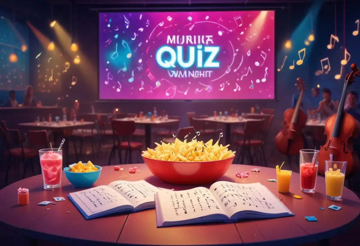 Sätt fart på festligheterna med ett musikquiz i siffror! illustration