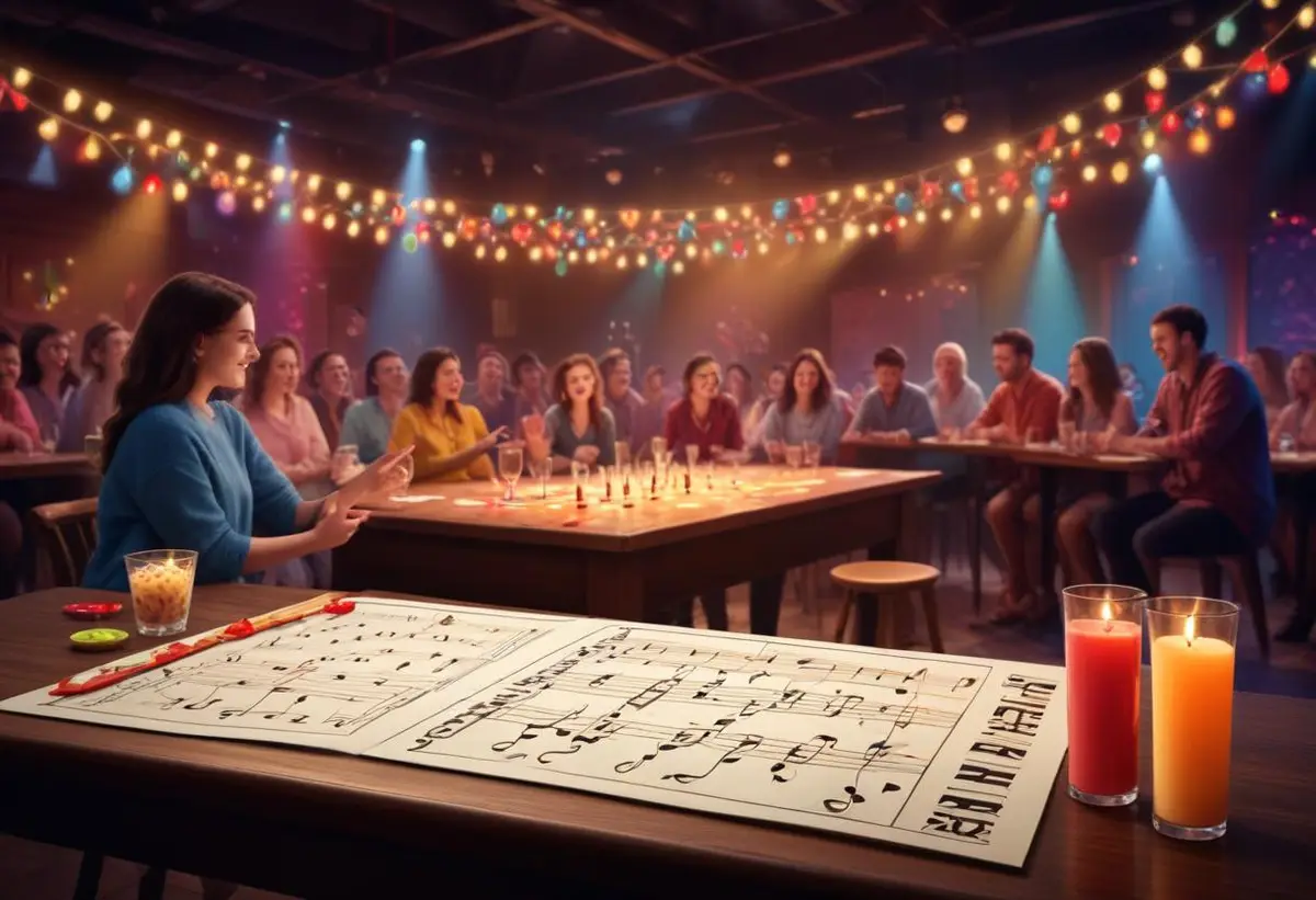 Musikquiz spel för alla – testa dina kunskaper! illustration